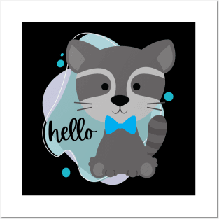 Hello Cute and Smart Cookie Sweet little happy animal cute baby outfit Posters and Art